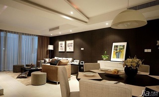 简约风格三居室简洁富裕型客厅沙发背景墙沙发效果图