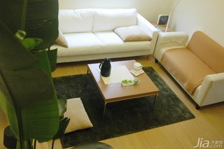 日式风格公寓经济型80平米客厅沙发效果图