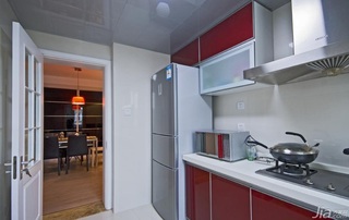 简约风格二居室简洁富裕型厨房橱柜设计图纸