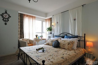 混搭风格公寓舒适经济型120平米卧室床效果图