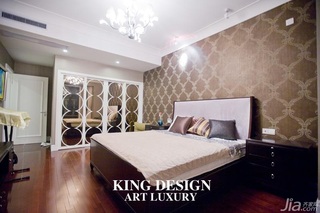 新古典风格二居室富裕型卧室壁纸效果图