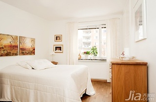 简约风格公寓经济型70平米卧室床图片
