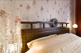 新古典风格富裕型卧室壁纸效果图
