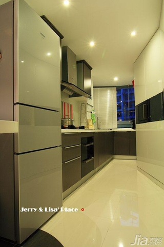 简约风格公寓富裕型80平米厨房橱柜订做