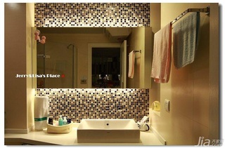简约风格公寓富裕型80平米卫生间洗手台效果图