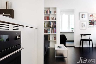 北欧风格公寓经济型40平米客厅茶几图片