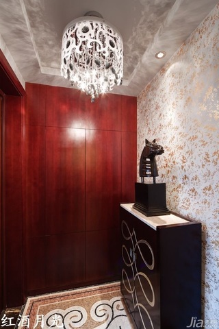 新古典风格公寓富裕型门厅灯具效果图