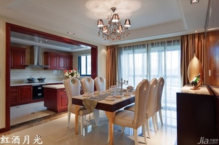 新古典风格公寓富裕型餐厅餐桌图片