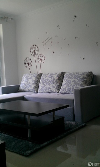 简约风格公寓经济型70平米客厅沙发效果图