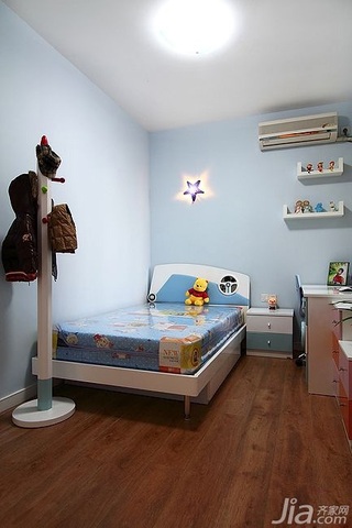 简约风格三居室可爱富裕型儿童房床图片