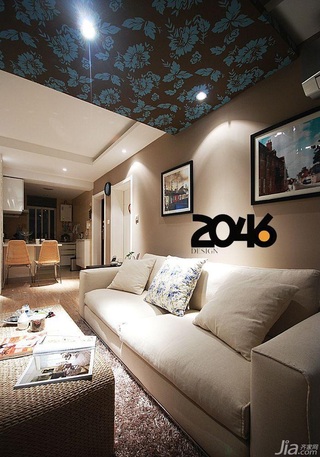 简约风格二居室简洁5-10万客厅沙发背景墙沙发图片