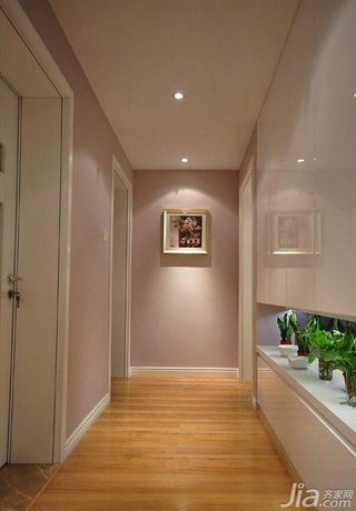 简约风格三居室富裕型走廊灯具婚房家居图片