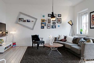 客厅照片墙沙发效果图