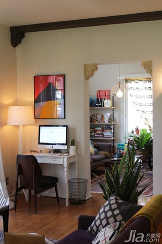 美式风格公寓富裕型工作区书桌图片