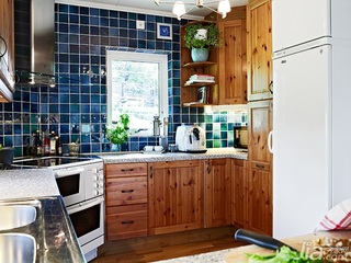 公寓实用富裕型80平米厨房橱柜设计