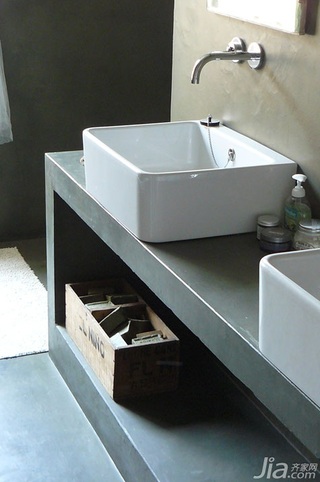 简约风格公寓经济型80平米卫生间洗手台图片