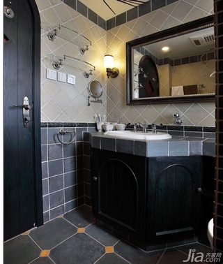 简约风格公寓经济型80平米卫生间洗手台效果图
