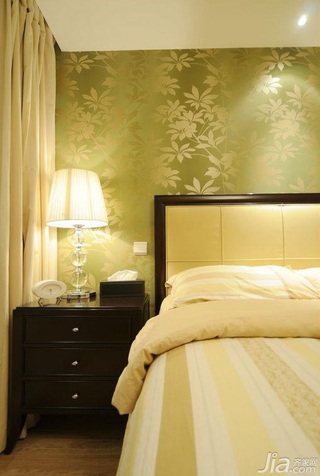 简约风格公寓富裕型卧室壁纸图片