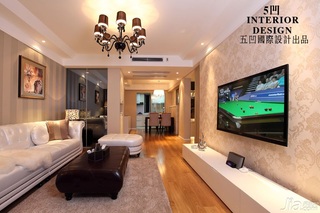 欧式风格公寓富裕型客厅茶几图片