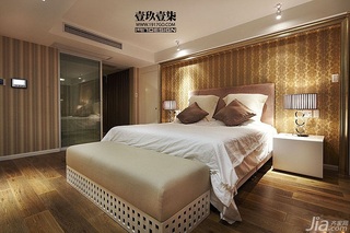 简约风格公寓富裕型140平米以上卧室床效果图