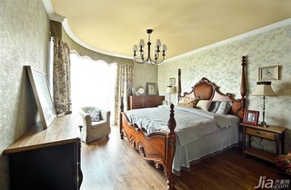混搭风格二居室140平米以上卧室床图片