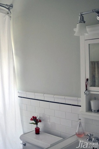欧式风格公寓富裕型卫生间设计图纸