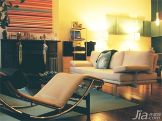 简欧风格复式富裕型客厅沙发图片