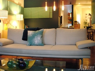 简欧风格复式富裕型客厅沙发效果图