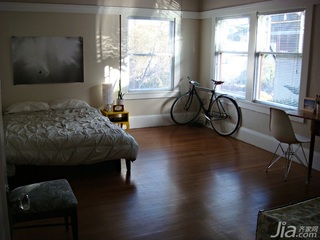简约风格公寓富裕型卧室床效果图
