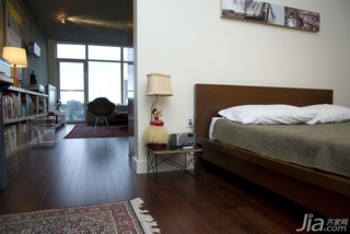 简约风格一居室简洁3万以下卧室卧室背景墙床海外家居