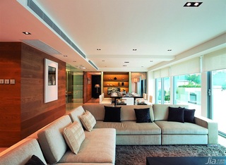简约风格别墅豪华型客厅沙发效果图