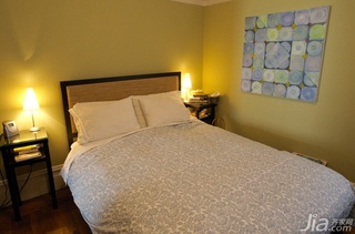 简约风格复式简洁经济型卧室卧室背景墙床海外家居