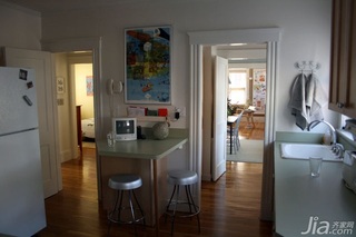 简约风格三居室简洁经济型厨房装修图片