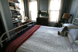 简约风格一居室简洁经济型卧室床图片