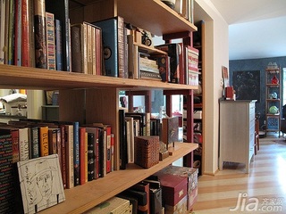 欧式风格公寓富裕型书架图片