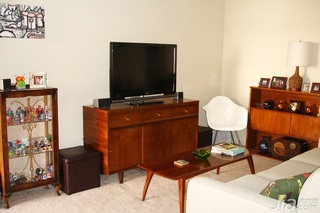 简约风格一居室简洁经济型客厅沙发海外家居