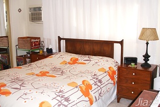 简约风格一居室简洁经济型卧室床海外家居