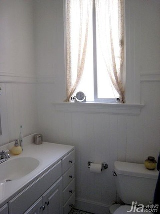 简约风格一居室简洁白色3万以下卫生间洗手台海外家居