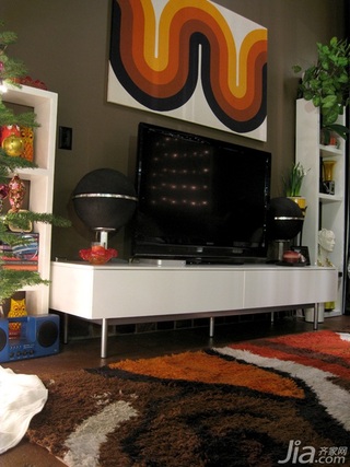 欧式风格公寓富裕型客厅电视柜图片
