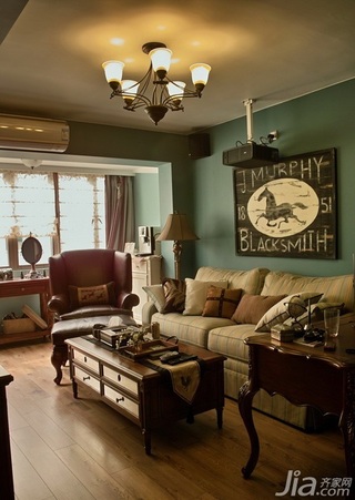 美式风格三居室经济型客厅沙发效果图
