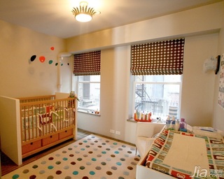 混搭风格公寓可爱富裕型儿童房儿童床海外家居
