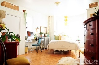 混搭风格公寓经济型80平米卧室床海外家居