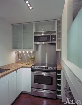 北欧风格公寓经济型80平米厨房橱柜海外家居