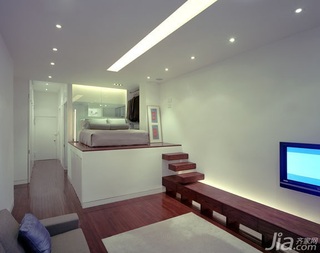 北欧风格公寓经济型80平米卧室床海外家居