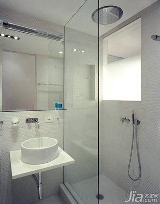 北欧风格公寓经济型80平米卫生间洗手台海外家居
