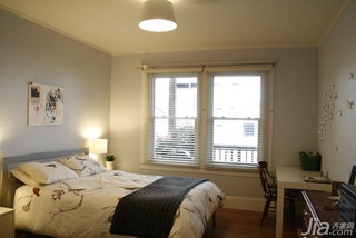 简约风格二居室简洁经济型卧室卧室背景墙床海外家居