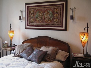 中式风格公寓经济型90平米卧室床海外家居