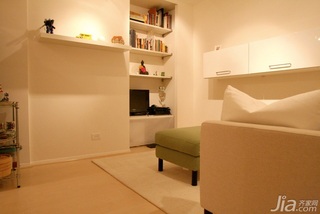 简约风格二居室简洁3万-5万客厅背景墙沙发效果图