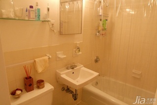 简约风格二居室简洁3万-5万卫生间背景墙洗手台效果图