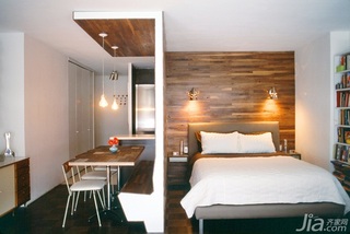 简约风格公寓经济型50平米卧室床海外家居